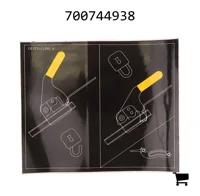 AGCO 700744938 Наклейка фиксатора заполнителя