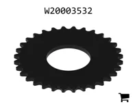 AGCO W20003532 Звездочка серии W для цепи с шагом 35