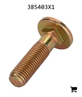 AGCO 385403X1 Болт каретный с круглой головкой и квадратным подголовком
