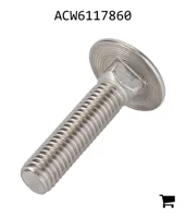 AGCO ACW6117860 Болт каретный с круглой головкой и квадратным подголовком