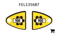 AGCO FEL135687 Декаль