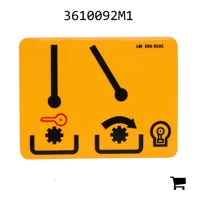 AGCO 3610092M1 Декаль