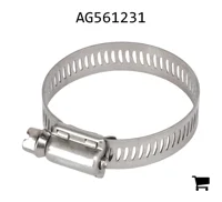 AGCO AG561231 Хомут червячный, 1-1/4" - 1-1/2"