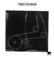 AGCO 700745060 Наклейка привода левая