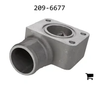 AGCO 209-6677 Угловой фитинг