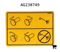 AGCO AG238749 Декаль