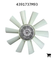 AGCO 4391737M93 Вентилятор с фиксированными лопастями и вязкостной муфтой