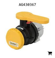 AGCO AG430367 Клапан 2" Poly Spinweld с выходным отверстием NPT, крышкой и фольгированной прокладкой FKM - Mauser