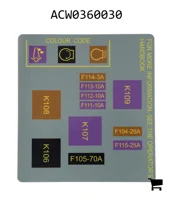 AGCO ACW0360030 Декаль