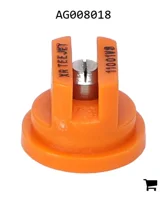 AGCO AG008018 Наконечник распылителя TeeJet XR плоскоструйный, 110°, размер 01, нержавеющая сталь с цветовой кодировкой VisiFlo