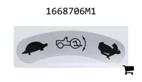 AGCO 1668706M1 Декаль