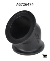 AGCO AG726474 Фланцевое соединение 3" x 3" с полным проходом, 45°