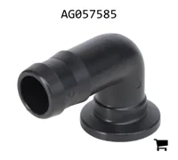 AGCO AG057585 Фланец 1" с коленом 90° под шланг 1-1/4"