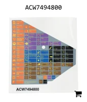 AGCO ACW7494800 Наклейка предохранителей