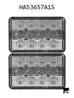 AGCO HA53657A1S Комплект светодиодных фар рабочего света CREE (ближний/дальний), 4800 люмен