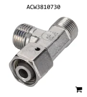 AGCO ACW3810730 Штуцер тройник поворотный