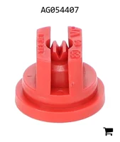 AGCO AG054407 Полимерный распылитель с плоским факелом Visiflo, размер 04, 80⁰