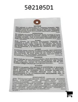 AGCO 502105D1 Метка