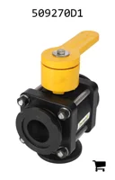 AGCO 509270D1 Двухдюймовый нижний фланцевый клапан с поднятой ручкой