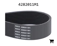 AGCO 4282011M1 Поликлиновой ремень, профиль PK10