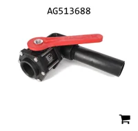 AGCO AG513688 Клапан с соплом 2" с полным портом и углом 90°