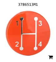 AGCO 3786513M1 Наклейка рычага переключения передач