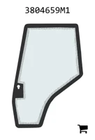 AGCO 3804659M1 Стекло левое (Необходимо заказывать и устанавливать соответствующие знаки безопасности)