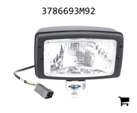 AGCO 3786693M92 Фонарь рабочего света в сборе, лампа 12В 60/55Вт в комплекте