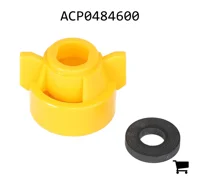 AGCO ACP0484600 Крышка TeeJet, желтая для овальных распылителей