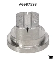 AGCO AG007593 Двухструйный плоскофакельный распылитель TeeJet, 150⁰, нержавеющая сталь, размер 02