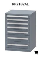 AGCO RP2102AL Шкаф для хранения с 7 ящиками и 114 отделениями