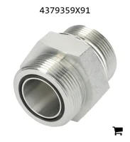 AGCO 4379359X91 Фитинг прямой