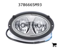 AGCO 3786665M93 Фонарь рабочего освещения, лампа H3 12V 55W (требуется и входит в комплект 2 шт)