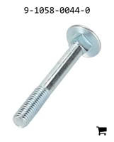 AGCO 9-1058-0044-0 Болт каретный с круглой головкой и квадратным подголовком