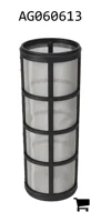 AGCO AG060613 Сетка фильтра 120 Mesh, черная, нержавеющая сталь 316