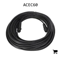 AGCO ACEC60 Экранированный силовой видеокабель 60'