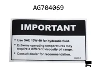 AGCO AG704069 Декаль