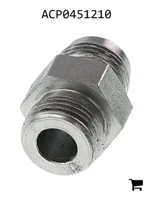 AGCO ACP0451210 Адаптер прямой Eaton серии 202702, SAE O-Ring Boss/37° Flare