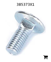 AGCO 385373X1 Болт каретный с круглой головкой и квадратным подголовком
