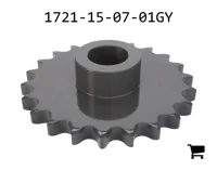AGCO 1721-15-07-01GY Звездочка серая ролика 2, от 4 до 12, от 14 до 16, 18