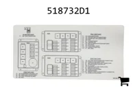 AGCO 518732D1 Декаль