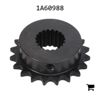 AGCO 1A60988 Звездочка привода шнека загрузки, 20 зубьев