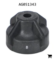 AGCO AG051343 Торцевая крышка ChemSaver, 8 PSI