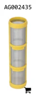 AGCO AG002435 Фильтр грубой очистки 3/4", сетка 80 Mesh, цинк желтый