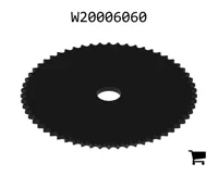 AGCO W20006060 Звездочка серии X для цепи с шагом 60