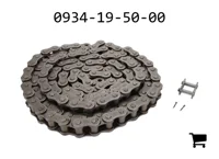 AGCO 0934-19-50-00 Роликовая цепь 20B (Eu. Std.), 128 звеньев, шплинтованная