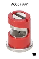 AGCO AG007997 Форсунка плоскоструйная Visiflo из нержавеющей стали с широким углом распыления, размер 2