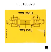 AGCO FEL103020 Декаль