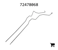 AGCO 72478068 Тормозная трубка