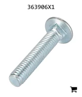 AGCO 363906X1 Болт каретный с круглой головкой и квадратным подголовком